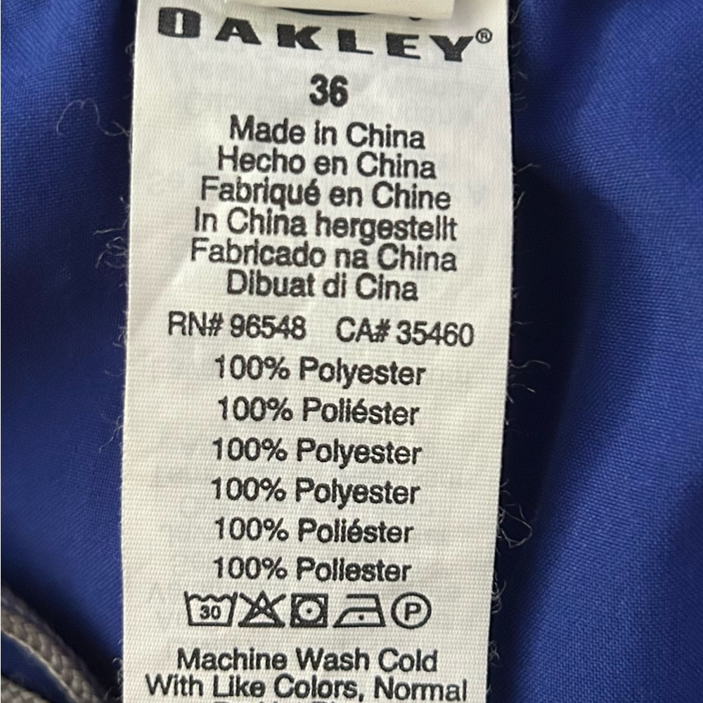 Oakley Blue Board Shorts Quick-Drying Swimwear - Picture 3 of 3